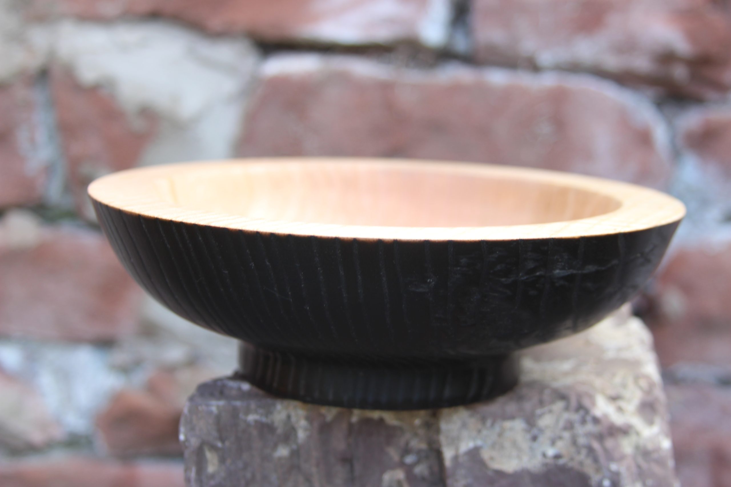 Spalted Ash Bowl 'Shou Sugi Ban Style'