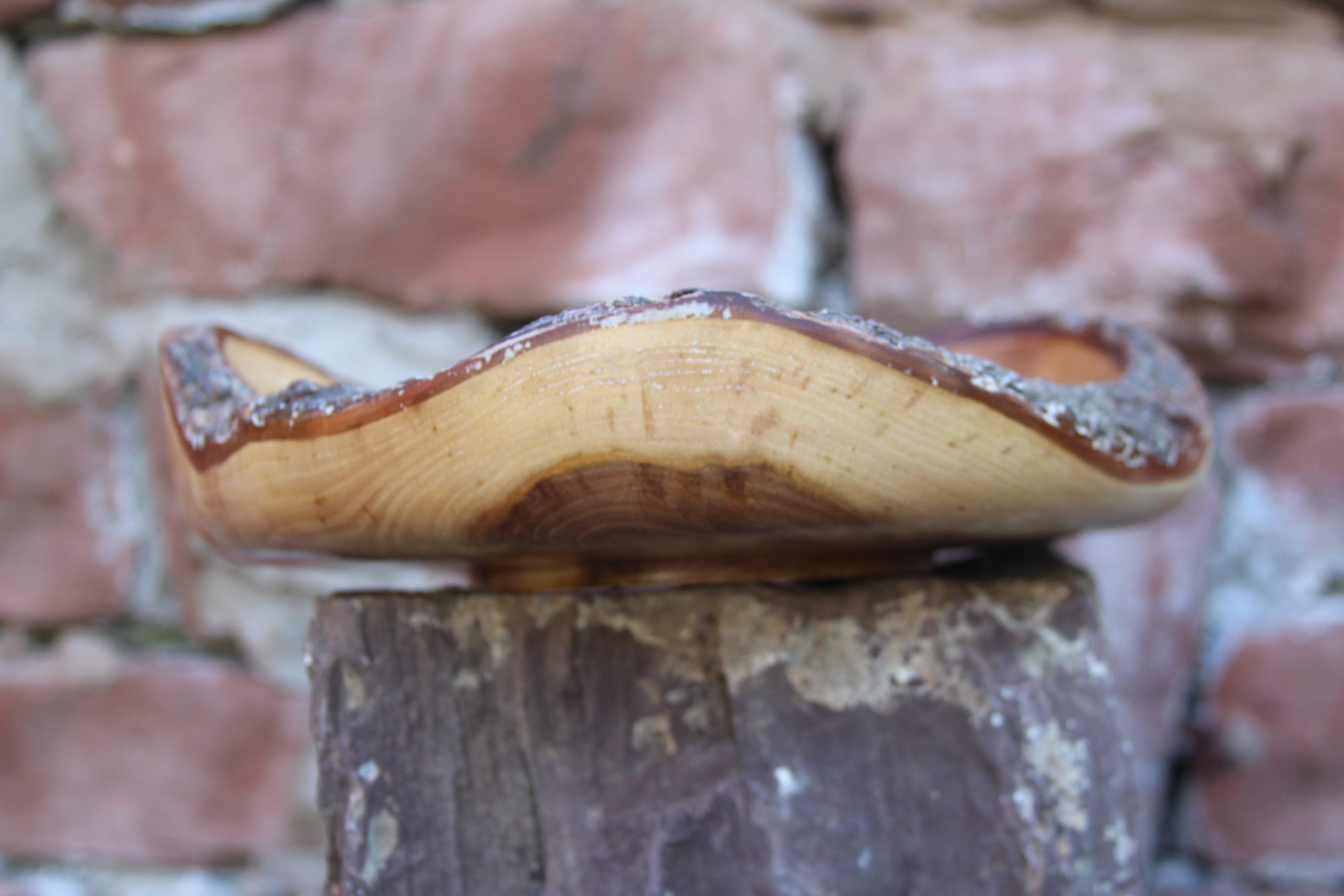 Live Edge Elm Crotch Bowl
